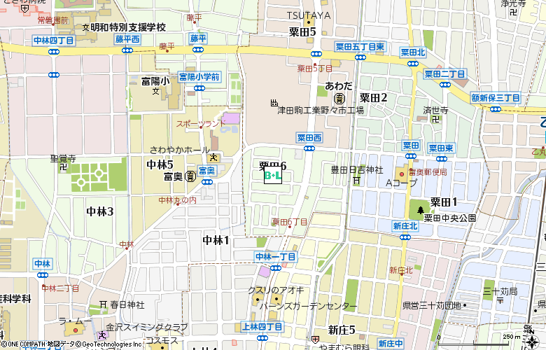 眼鏡市場　野々市新庄(00423)付近の地図